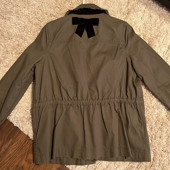 Kate Spade Ruffle Military Jacket - Picture 7 of 8
